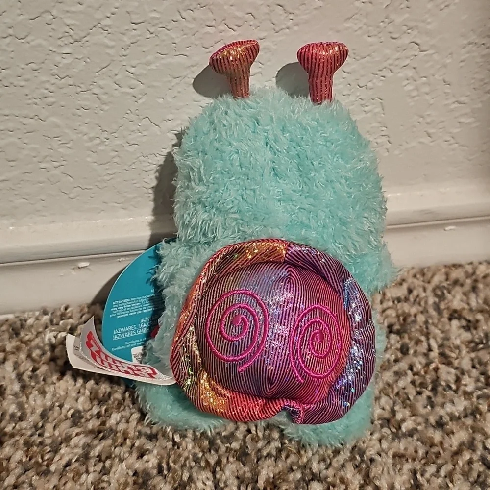 Bum Bumz Rainbow Snail Sullivan Plush 4.5